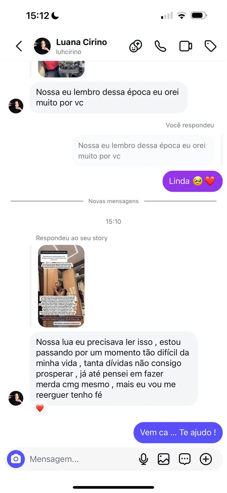 Depoimento de aluna da Lua Glow